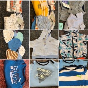 46 piece baby boy bundle Carter’s